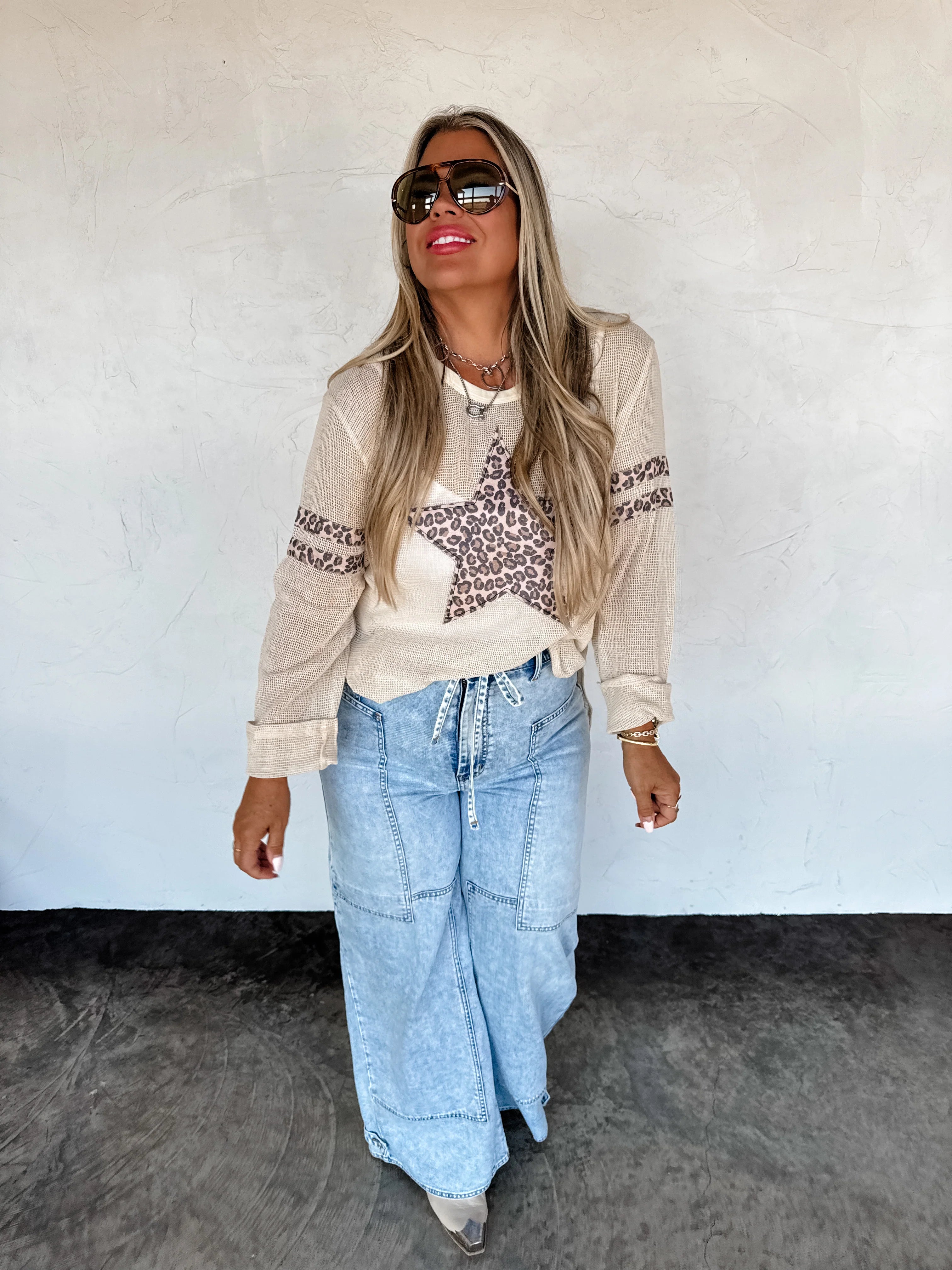Large Panel Pocket Jeans
