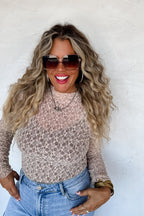 Jolie Lace Thumbhole Top