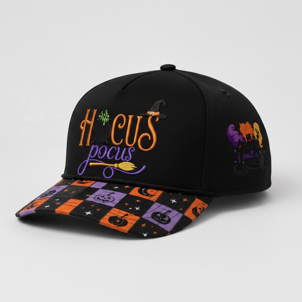 Hocus Pocus 3D Embroidery Hat