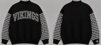 Gingham Appliqué Embroidery Sweatshirt