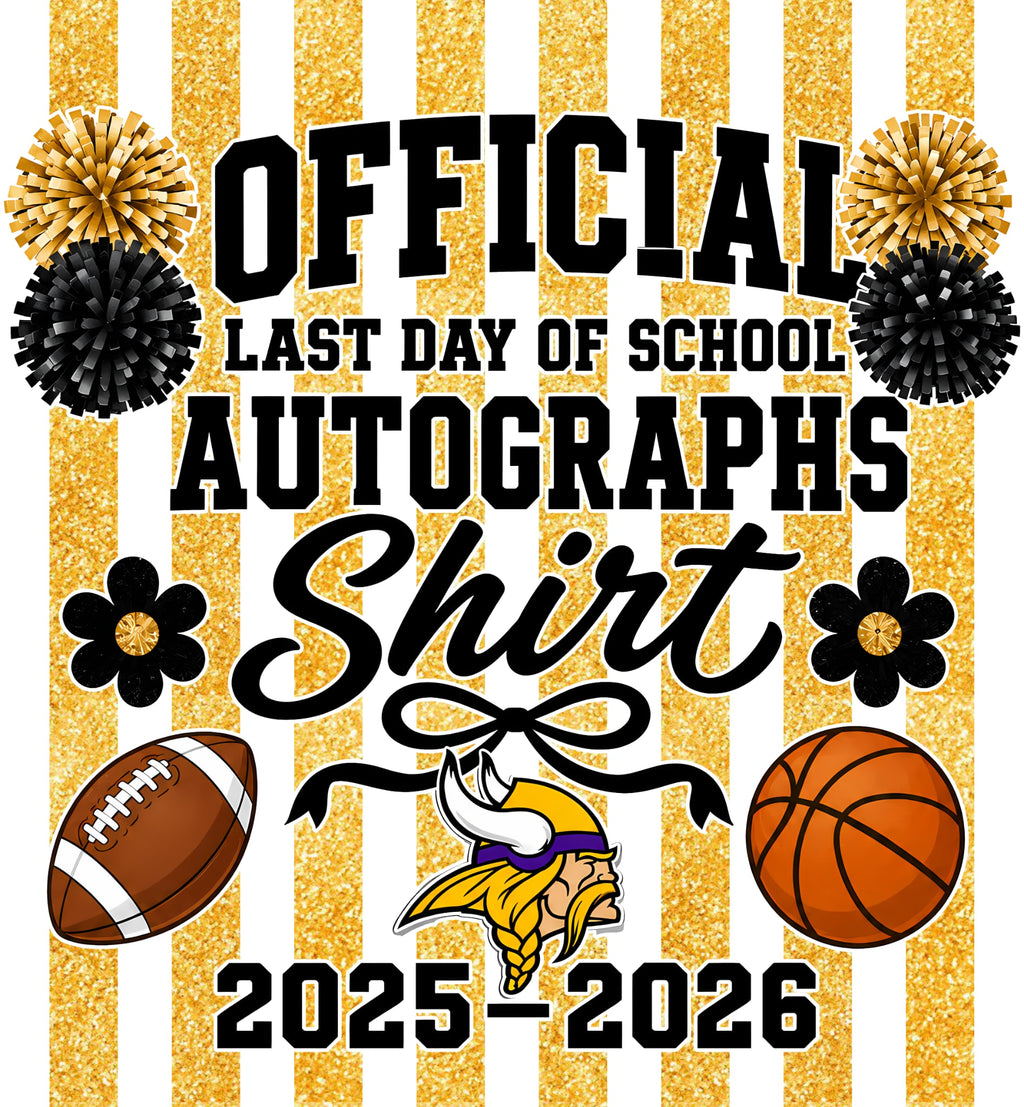 Last Day of School Autograph Tee ✏️