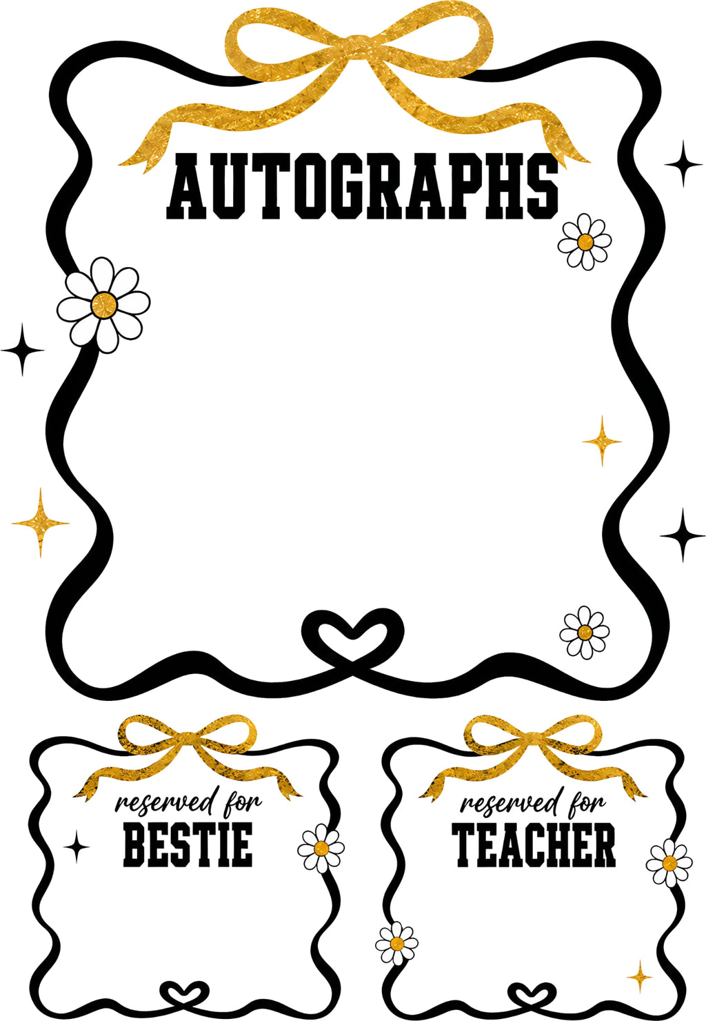 Last Day of School Autograph Tee ✏️