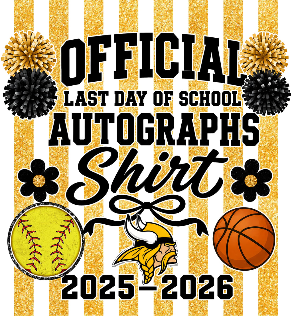Last Day of School Autograph Tee ✏️