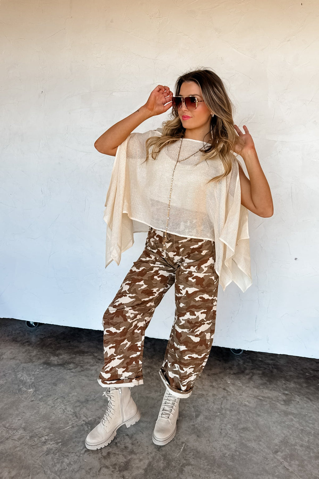 Desert Brogan Camel Barrel Jeans