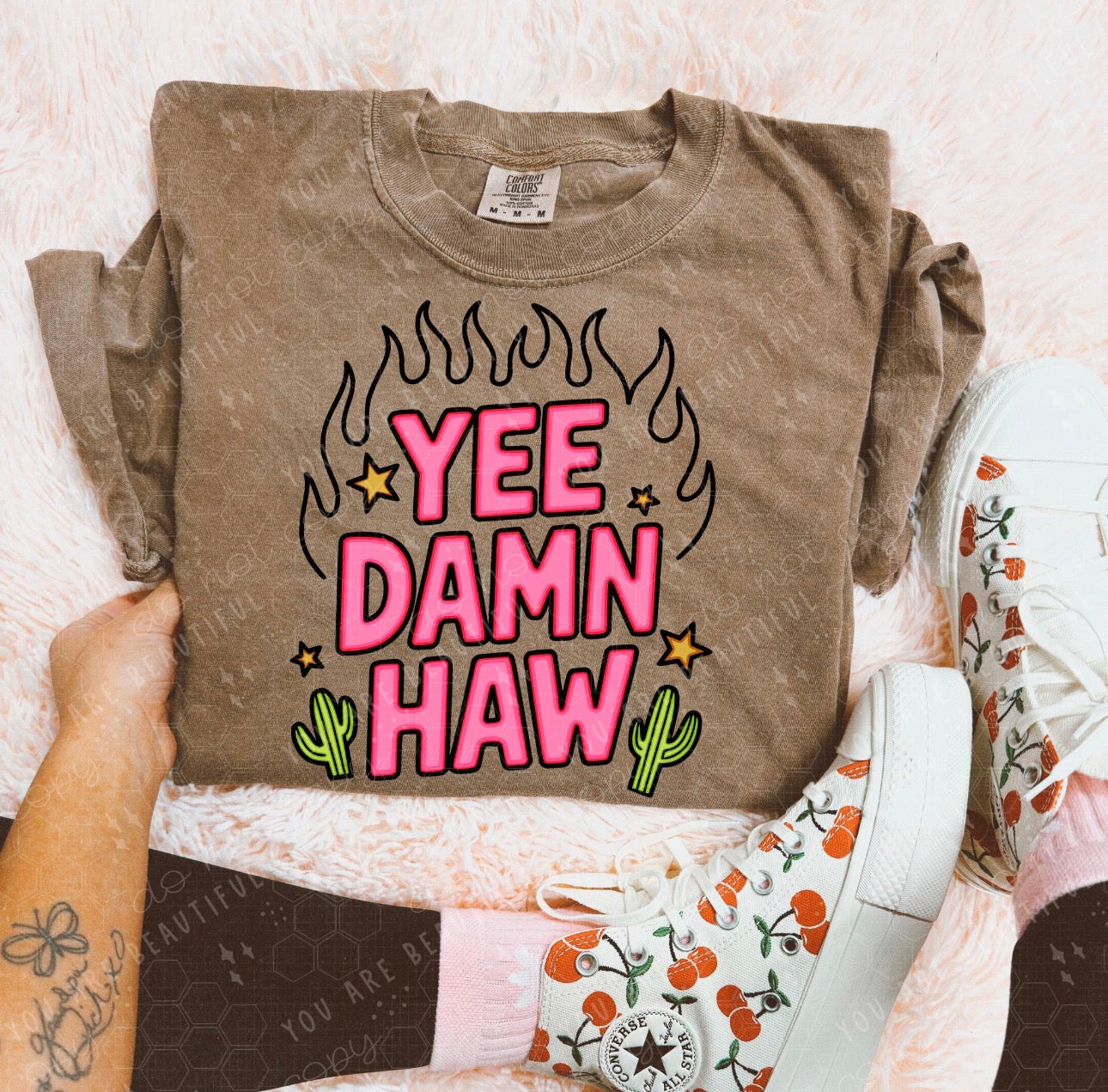 Yee Damn Haw DTF Tee | Comfort Colors or Gildan