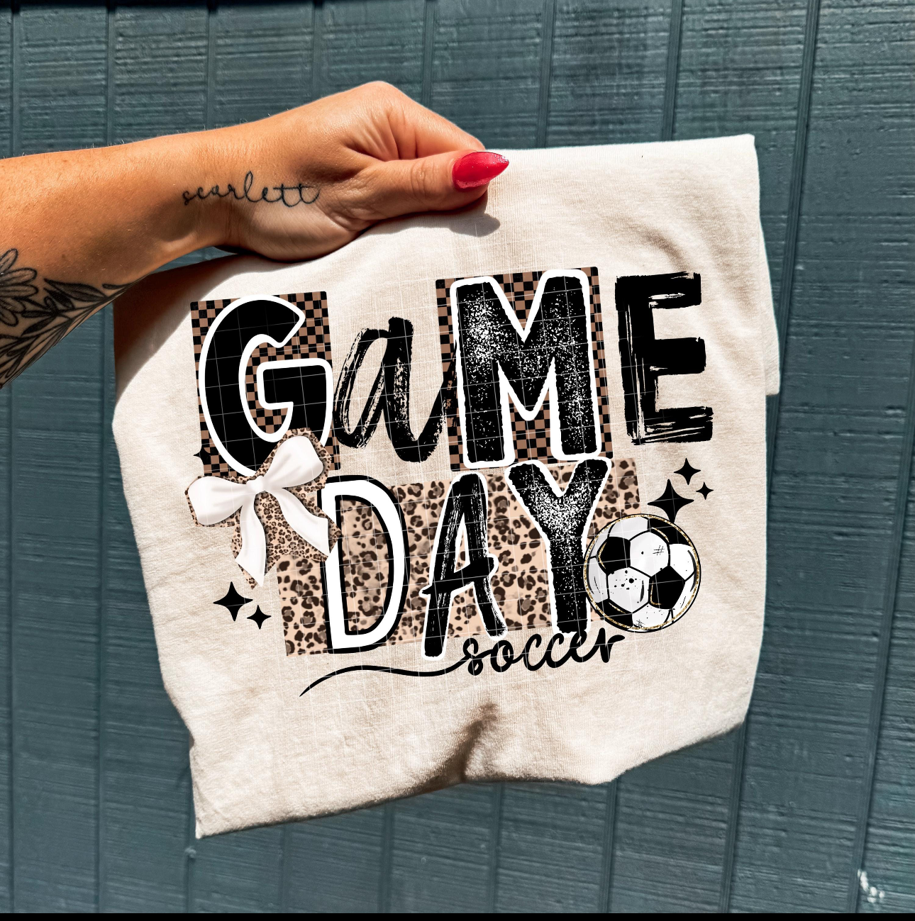 Game Day Soccer Tee | Comfort Colors or Gildan