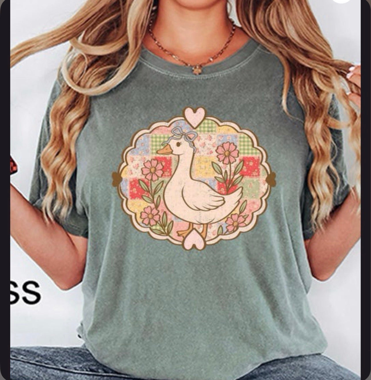 Patriotic Goose Quilt DTF Tee | Comfort Colors or Gildan
