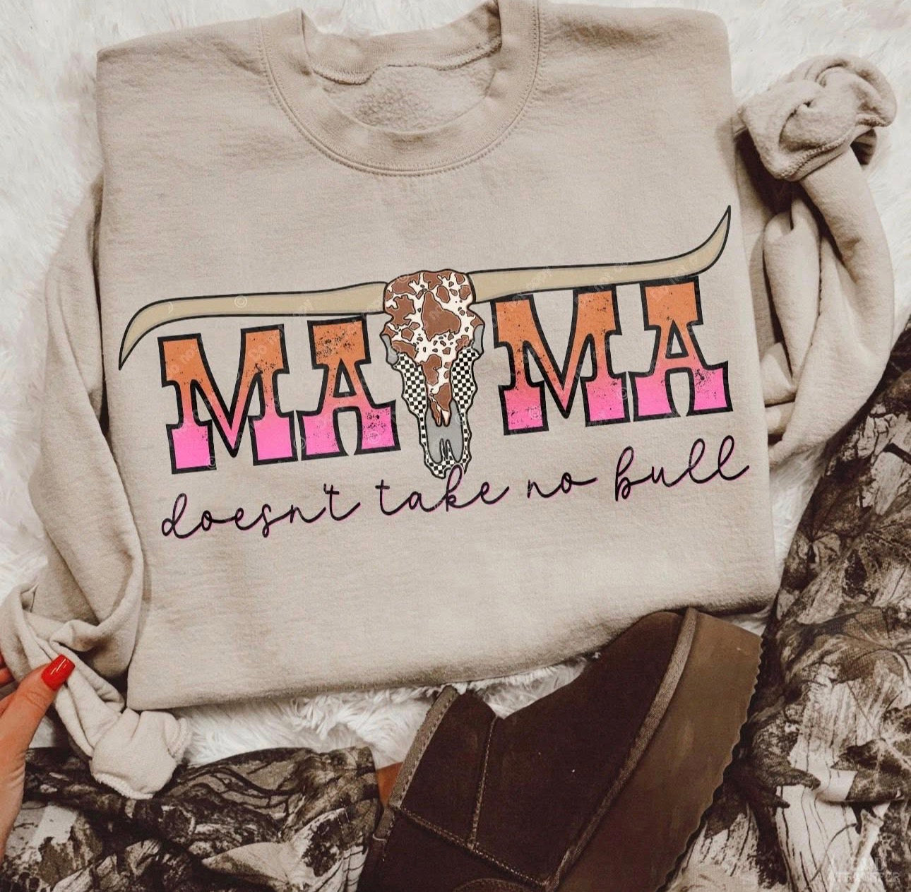 Mama Don't Take No Bull Tee | Comfort Colors or Gildan