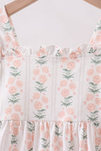 Sage floral mom&me dress
