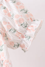Sage floral mom&me dress