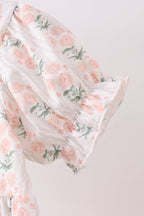 Sage floral mom&me dress