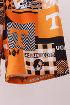 Orange Tennessee VOLS bamboo pajama set
