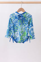 Ocean garden splash rashguard