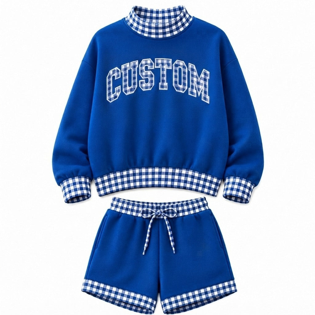Custom Mock Neck Sets with Applique Embroidery