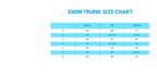 Green Stripe Shark UPF Swim Trunks