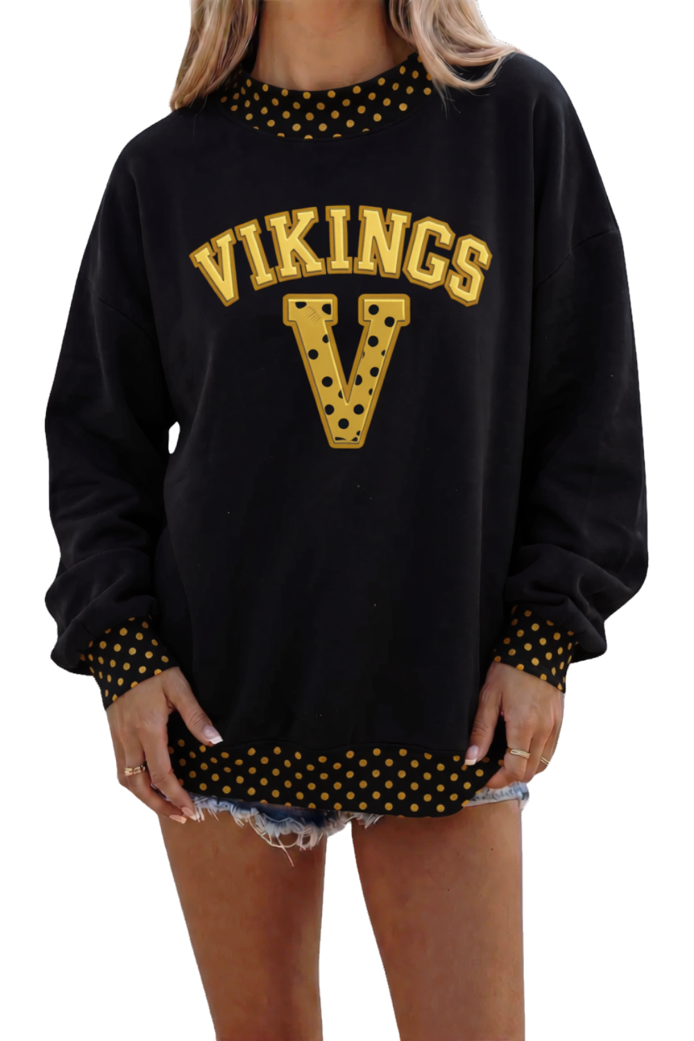 Custom Appliqué Embroidery Mock Neck — Made Just for You!