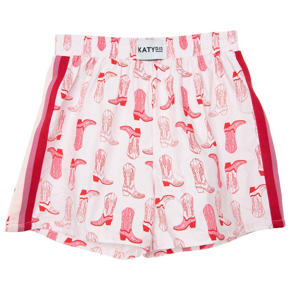Light Pink Western Boots Cute Women's Boxer Shorts Grad Gift