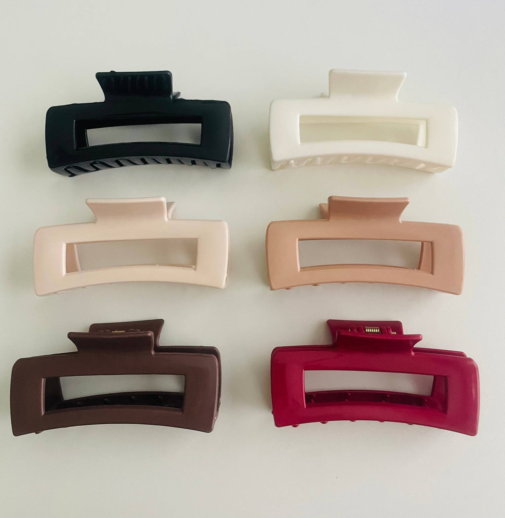Rectangle Silicone Bendable Claw Clips — Faire’s First Ever!