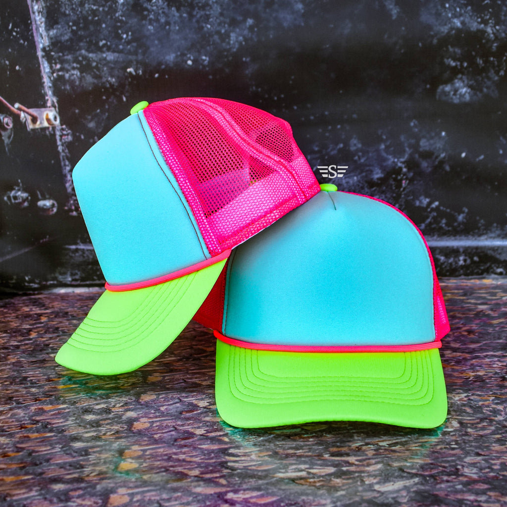 Tri Color Mesh Magna Pony® Trucker Cap