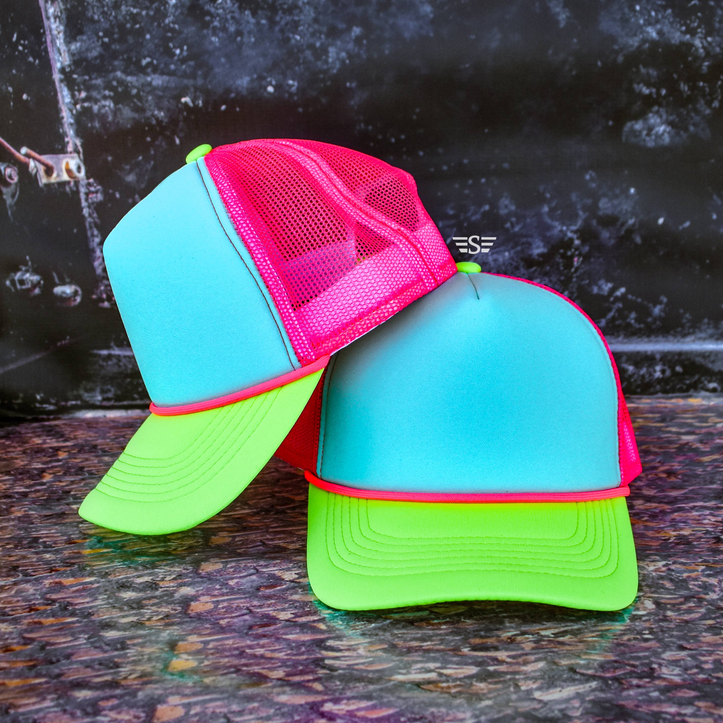 Tri Color Mesh Magna Pony® Trucker Cap