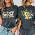 Custom Ballpark Mom Tee | Colortone Mineral Wash or Gildan