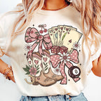 Western Cowgirl Coquette Comfort Colors Tee & Sweater