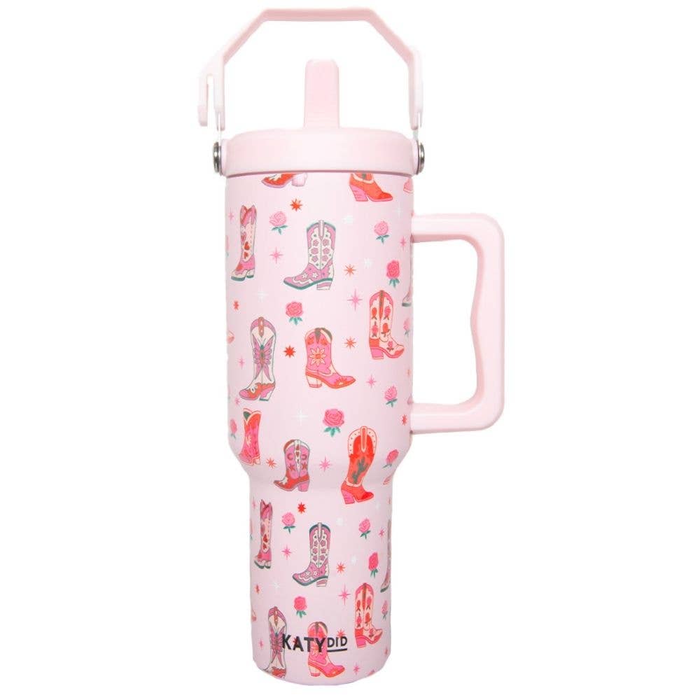 Boots & Roses Stainless Steel Tumbler Gifts for Grads