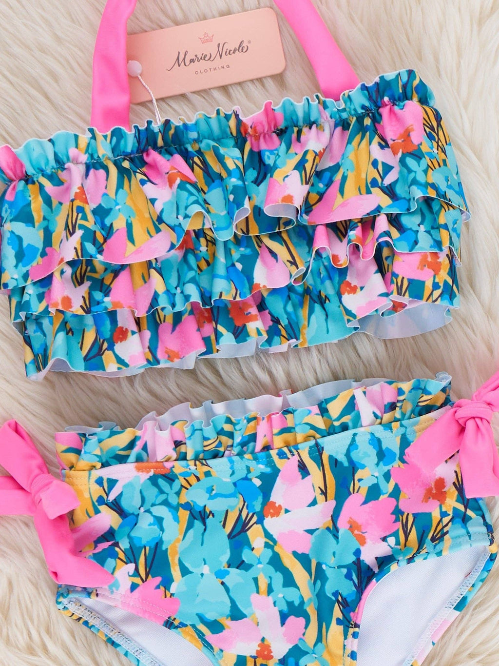 Island Flora Ruffle Swimsuit