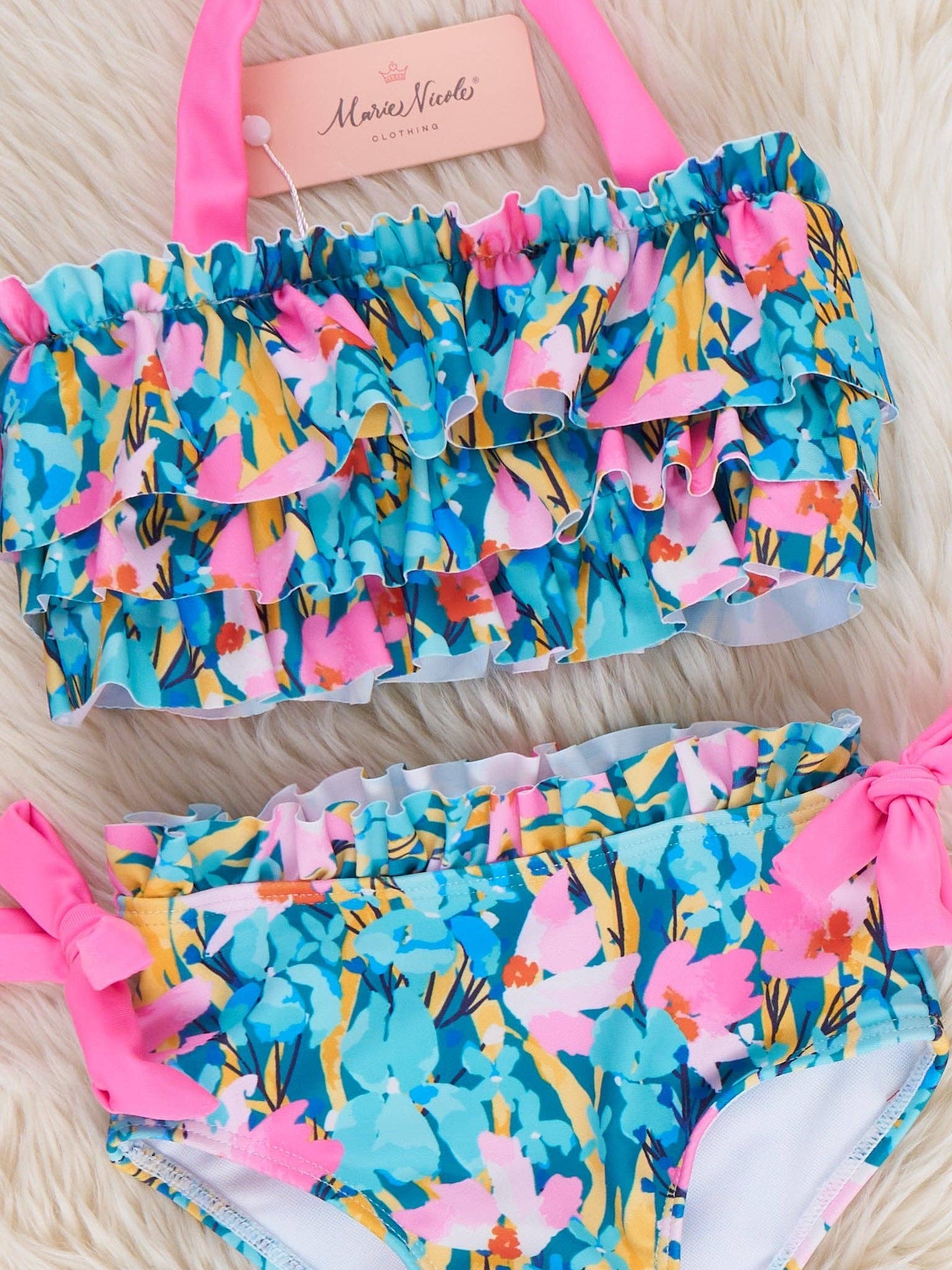 Island Flora Ruffle Swimsuit