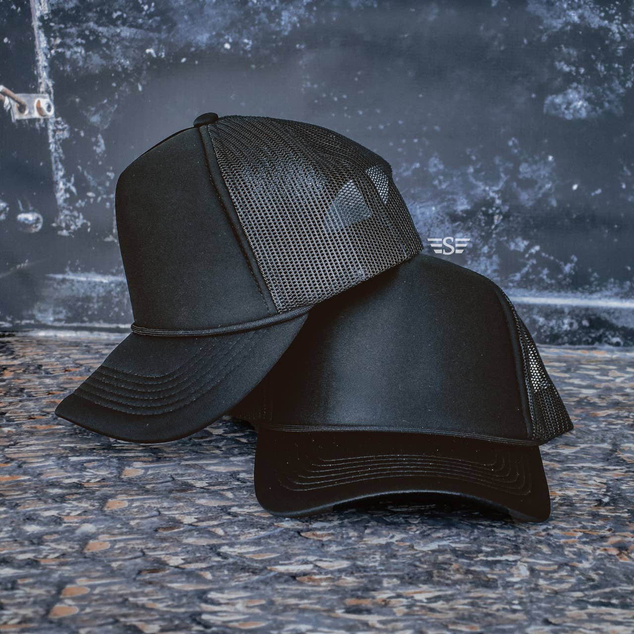 Solid Magna Pony® Mesh Foam Trucker Hat