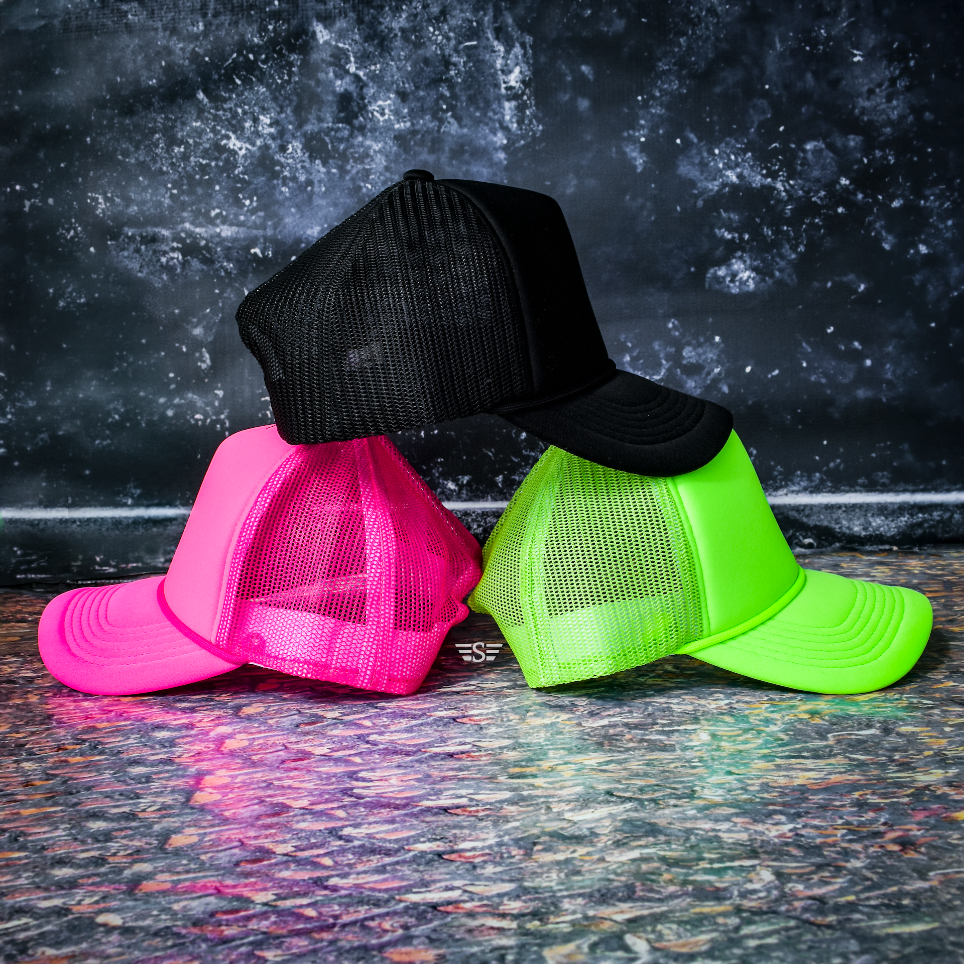 Solid Magna Pony® Mesh Foam Trucker Hat