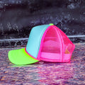 Tri Color Mesh Magna Pony® Trucker Cap