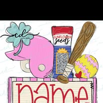 Custom Kids Softball Tee | Name & Number